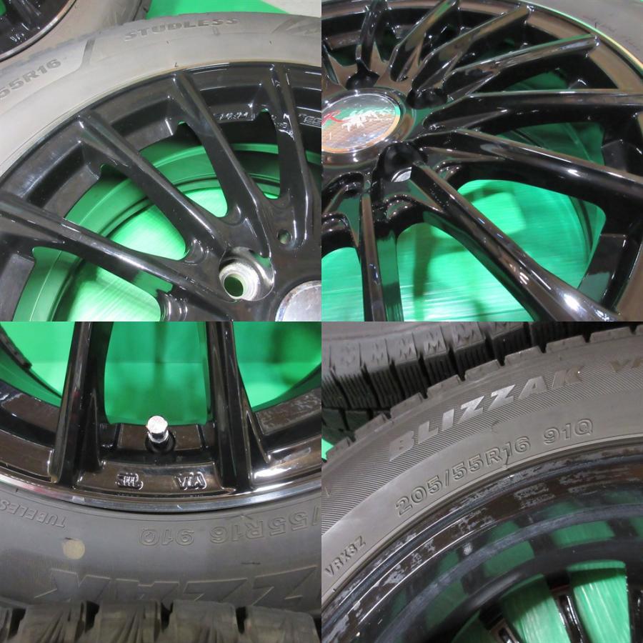 205/55R16 スタッドレス 4本セット BRIDGESTONE ブリザック　VRX ゴルフ PCD112 ブリザック VRX3 ゴルフ 205/55R16 スタッドレス 70%-90%山