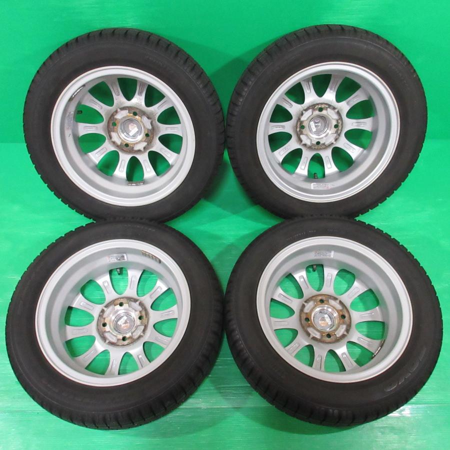 美品 デイズ 155/65R14 バリ山スタッドレス 80%山 TOYO GARIT G5 4本 4