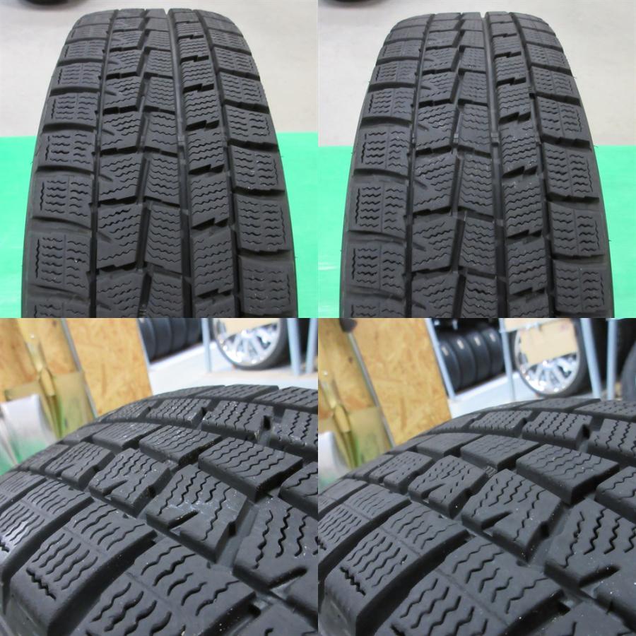WINTER MAXX ヴィッツ 175/65R15 バリ山スタッドレス 80%山 DUNLOP 