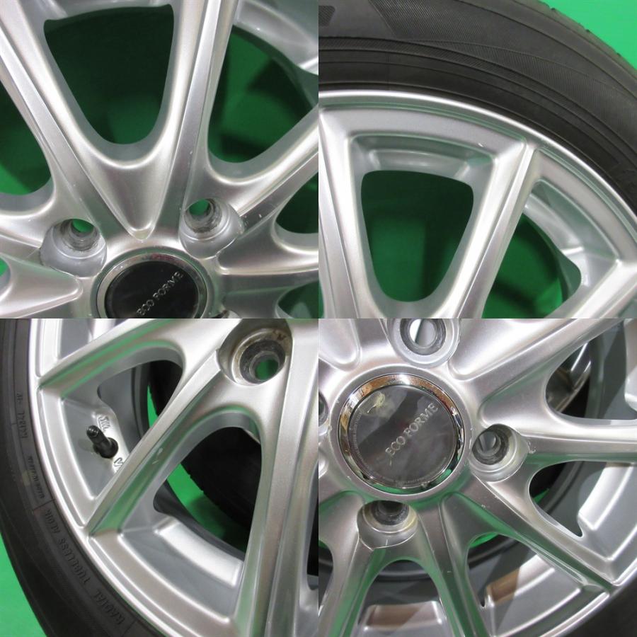 BluEarth タント 155/65R14 バリ山夏タイヤ 80%-85%山 YOKOHAMA AE01K 