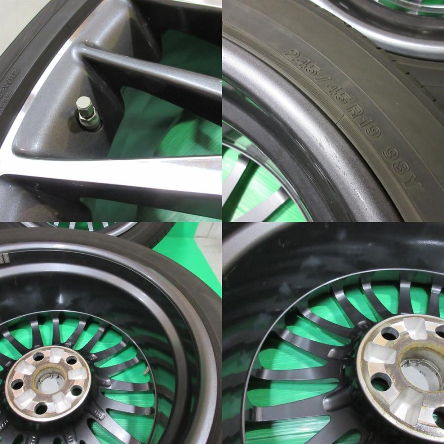 レクサス（LEXUS） LS Fスポーツ純正 245/45R19 夏タイヤ 65%-70%山 