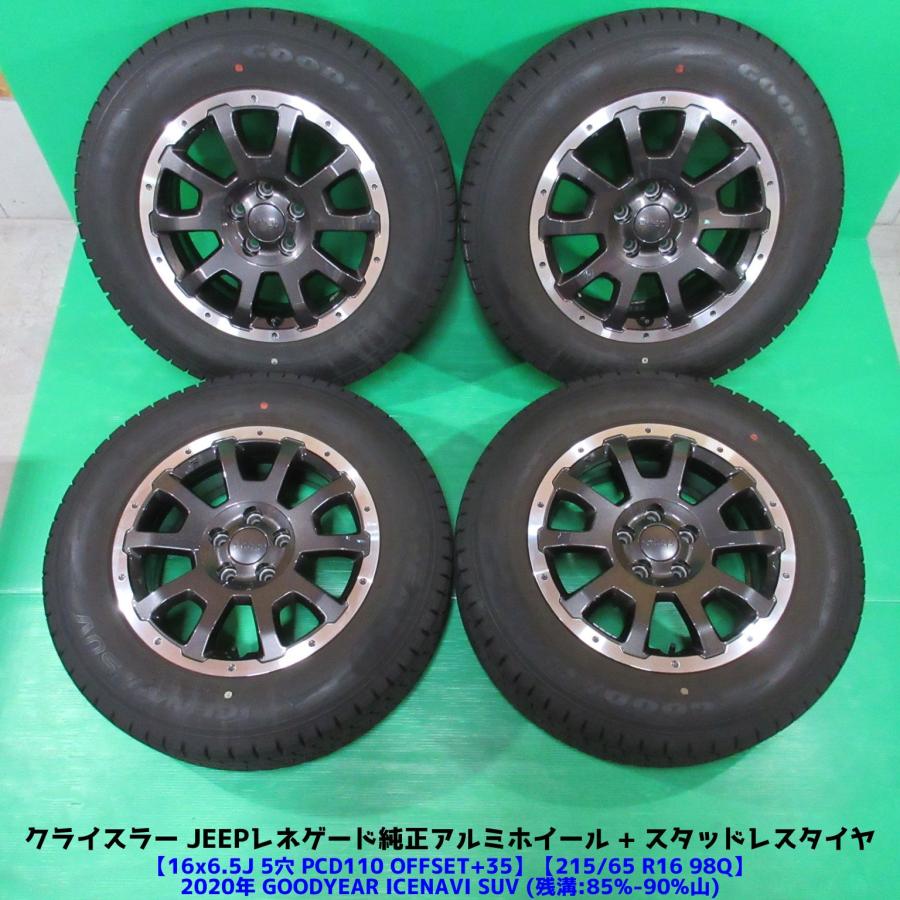 ◇中古溝有りブリヂストン215/65R16スタッドレスセット