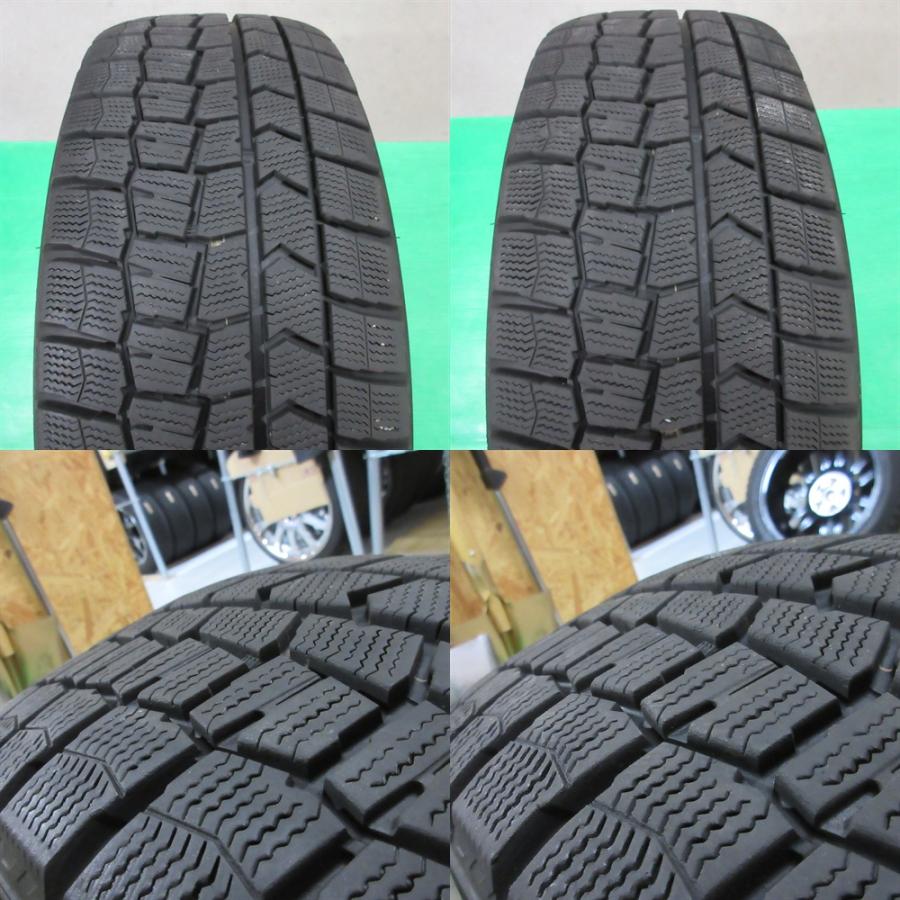 レヴォーグ純正17インチ+WM02 215/50R17 バリ溝スタッドレス４本 RAYS レヴォーグ 215/50R17 バリ山スタッドレス 85%山 DUNLOP