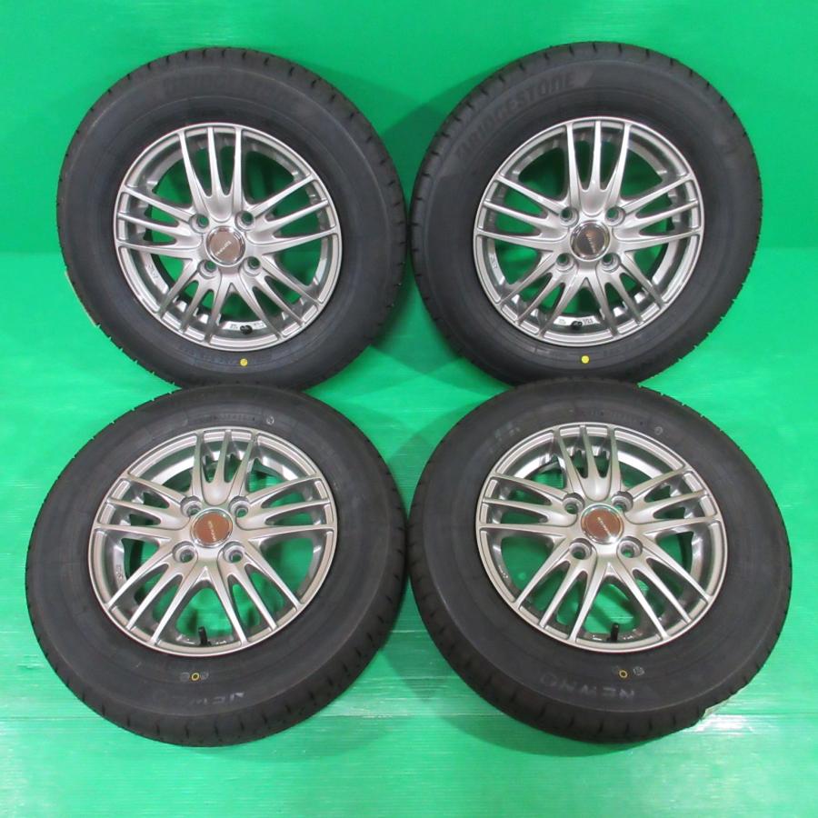★145/80R13 BRIDGESTONE 20年製 夏タイヤ4本SET★ 2025年製 ブリヂストン NEWNO 145/80R13 75S 4本セット 夏タイヤ