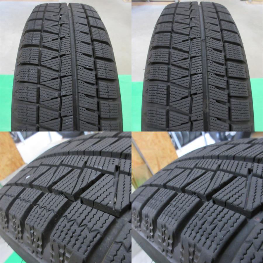 BRIDGESTONE 美品 マツダ2 デミオ 185/65R15 2023年バリ山スタッドレス  