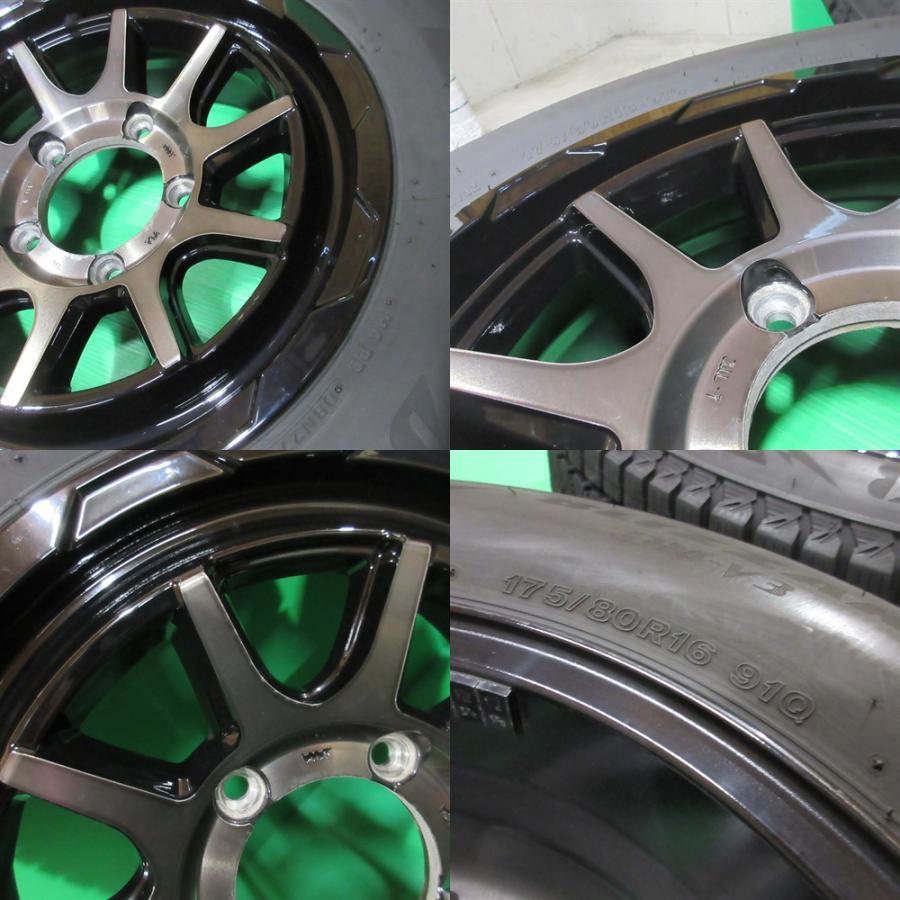 ブリザック DMーV3 ジムニー 175/80R16 2023年スタッドレス 70%-85%山  