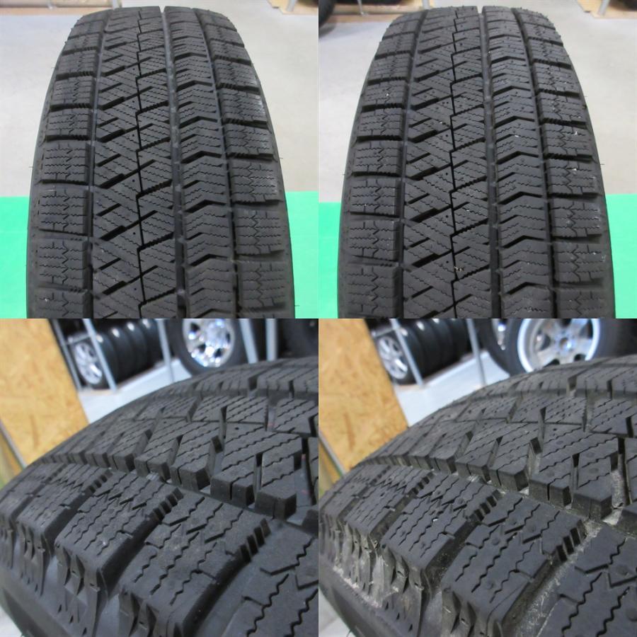 プリウス等24年製バリ山195/65R15 VRX2 ブリヂストンスタッドレス ブリザック VRX2 良品 プリウス 195/65R15 2024年超バリ山
