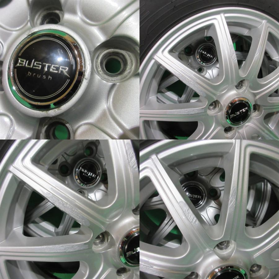 ムーヴ 155/65R14 夏タイヤ 70%-80%山 4本 4穴PCD100 4.5J +45