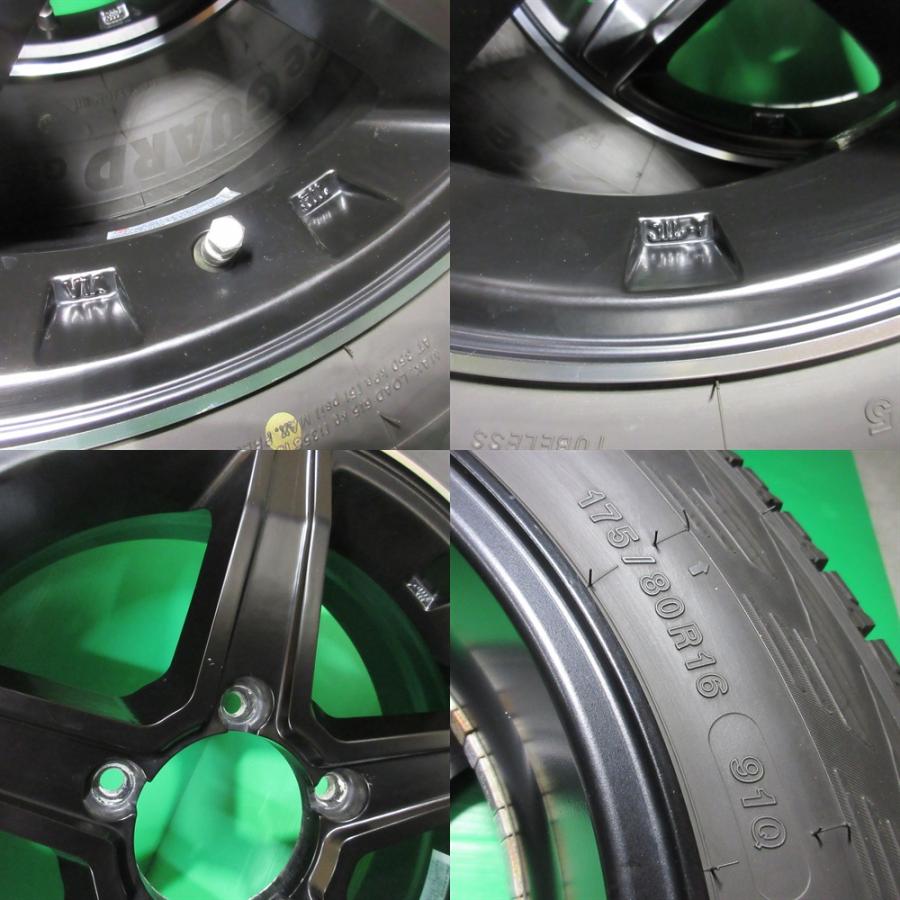 LEHRMEISTER 良品 ジムニー 175/80R16 バリ山スタッドレス 80%-85%山