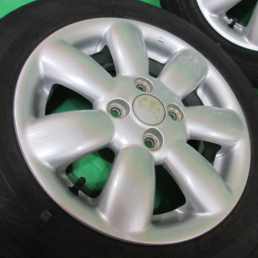 ラパン ラパン純正 155/65R14 夏タイヤ 60%-70%山 DUNLOP EC202 4本 4