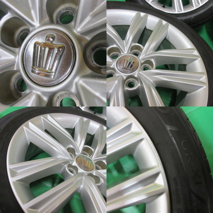 クラウン 210系 アスリート純正 215/55R17 夏タイヤ 60%山 BRIDGESTONE 