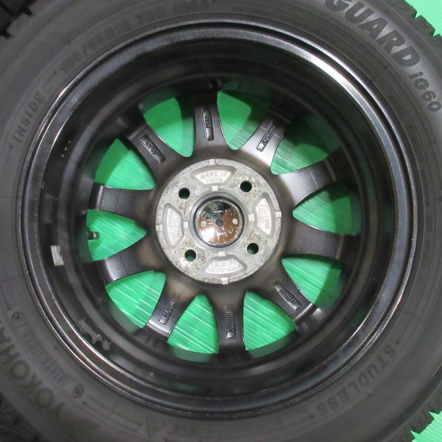 アイスガード 6 極上 ラパン 155/65R13 2024年超バリ山スタッドレス 90