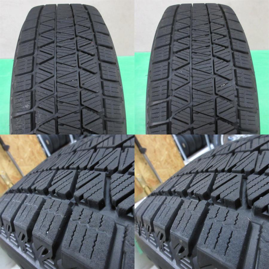 美品 人気のブラック 極上9分山 BSスタッドレス 225/65R17 CX-5 シーエックス CX-5純正 225/65R17 バリ山スタッドレス 80%-85%山