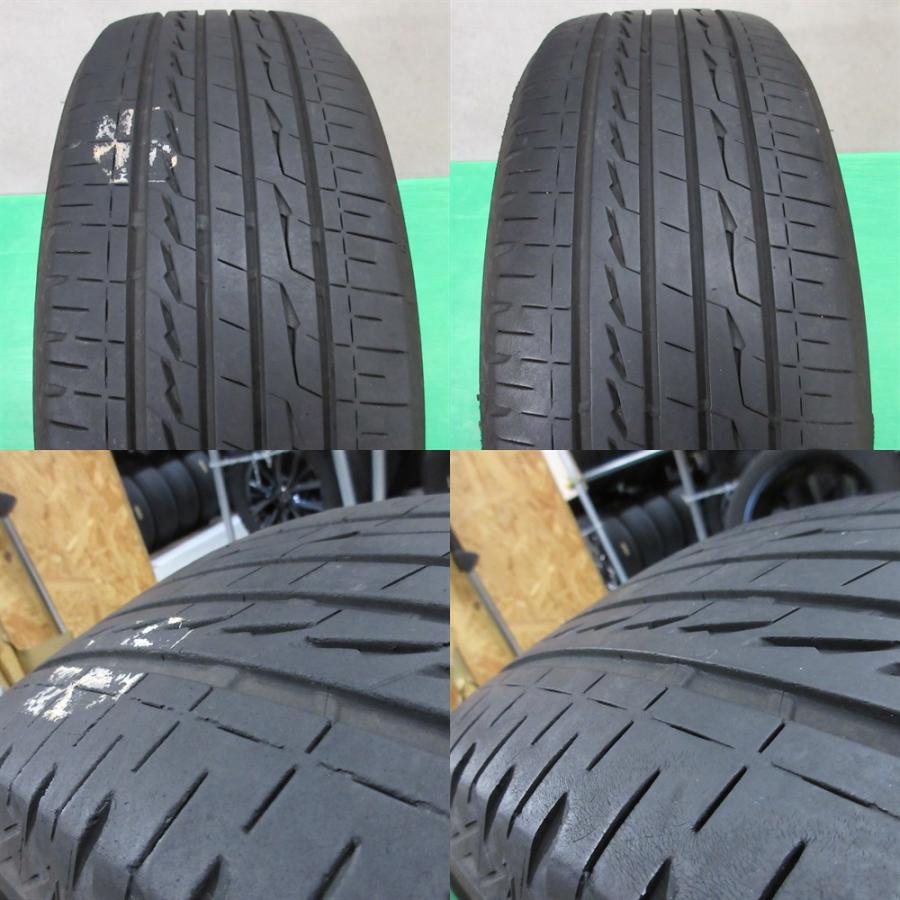 鍛造 RAYS VOLK RACING G25 225/55R18 2023年夏タイヤ 50%-60%山 BRIDGESTONE ALENZA 4本 5穴PCD100 7.5J +48 フォレスター XV 軽量 新潟の画像