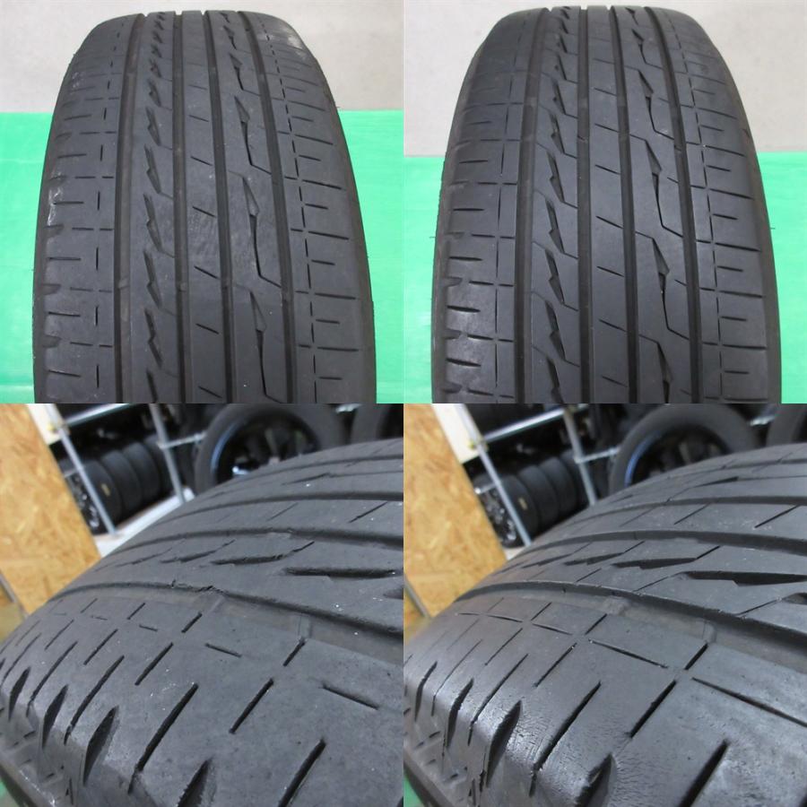 鍛造 RAYS VOLK RACING G25 225/55R18 2023年夏タイヤ 50%-60%山 BRIDGESTONE ALENZA 4本 5穴PCD100 7.5J +48 フォレスター XV 軽量 新潟の画像