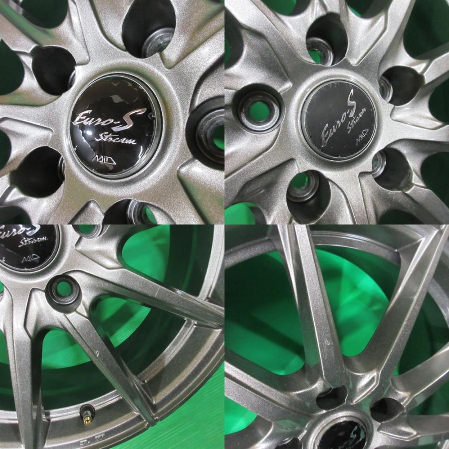 MID Euro-S Stream アルミホイール 17×7J 5穴PCD114.3 +48 レヴォーグ