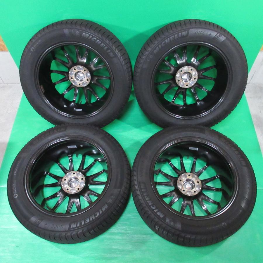 X-ICE ハリアー 235/55R18 バリ山スタッドレス 80%山 MICHELIN X-ICE3+