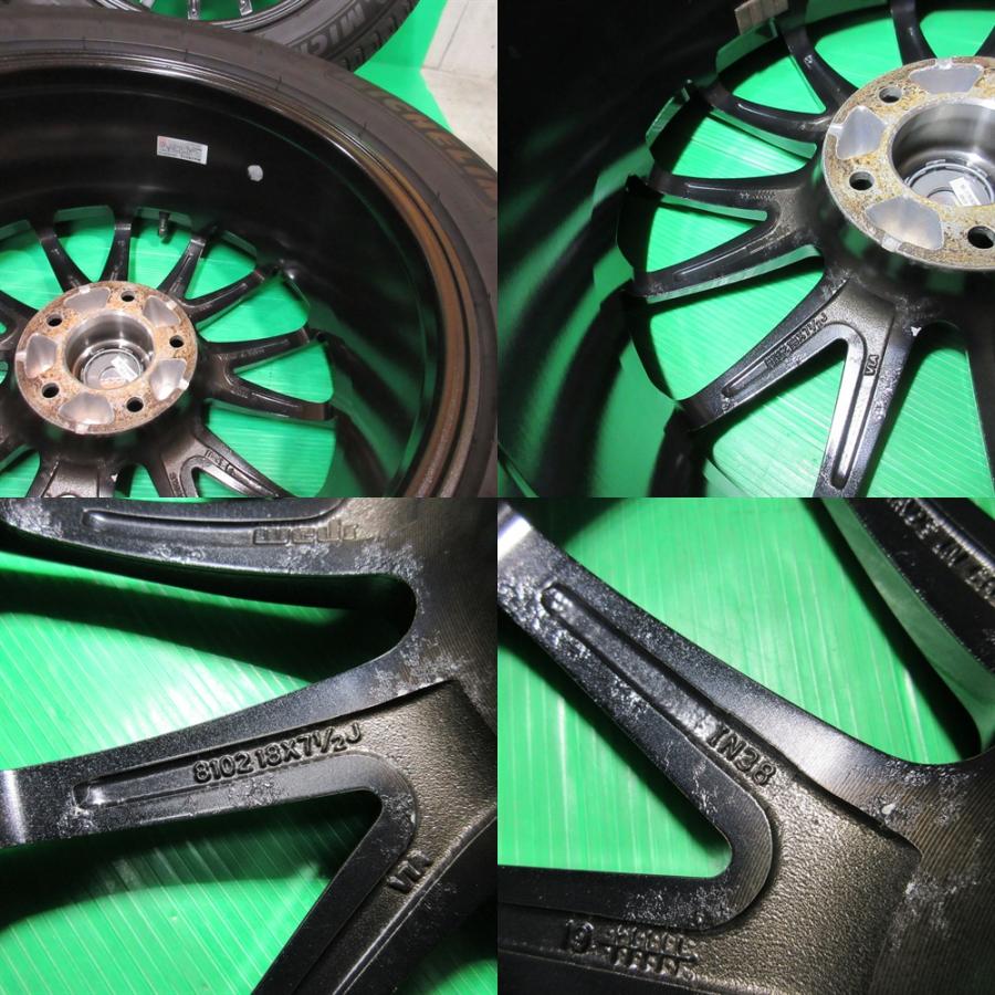 X-ICE ハリアー 235/55R18 バリ山スタッドレス 80%山 MICHELIN X-ICE3+