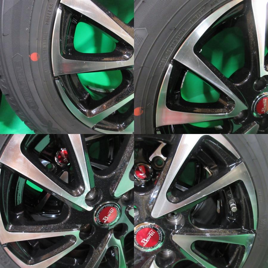 サクシード 175/65R14 2022年スタッドレス 70-85%山 DUNLOP WINTERMAXX02 4本 4穴PCD100 +38 フィット デミオ パッソ bB ヴィッツ 中古新潟 | WINTER MAXX 02 | 05