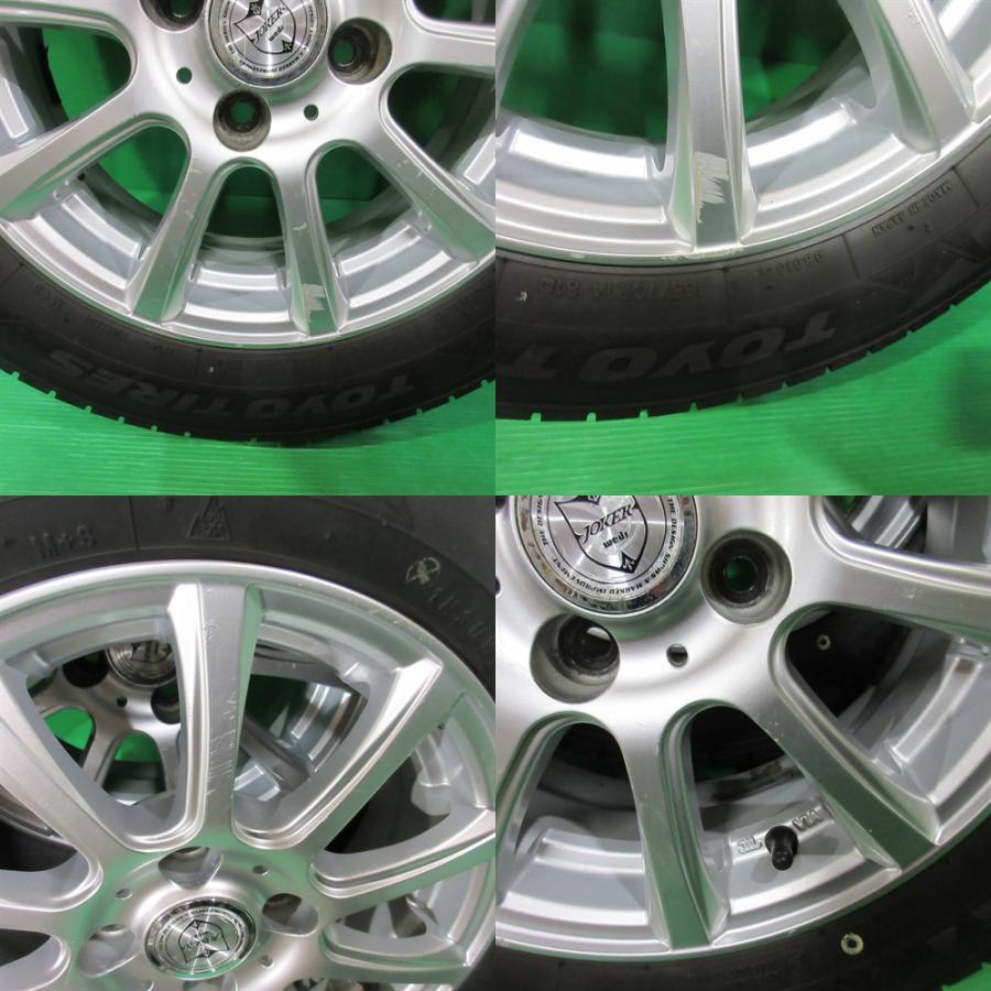 OBSERVE ヴィッツ 165/70R14 2024年バリ山スタッドレス 80-90%山 TOYO