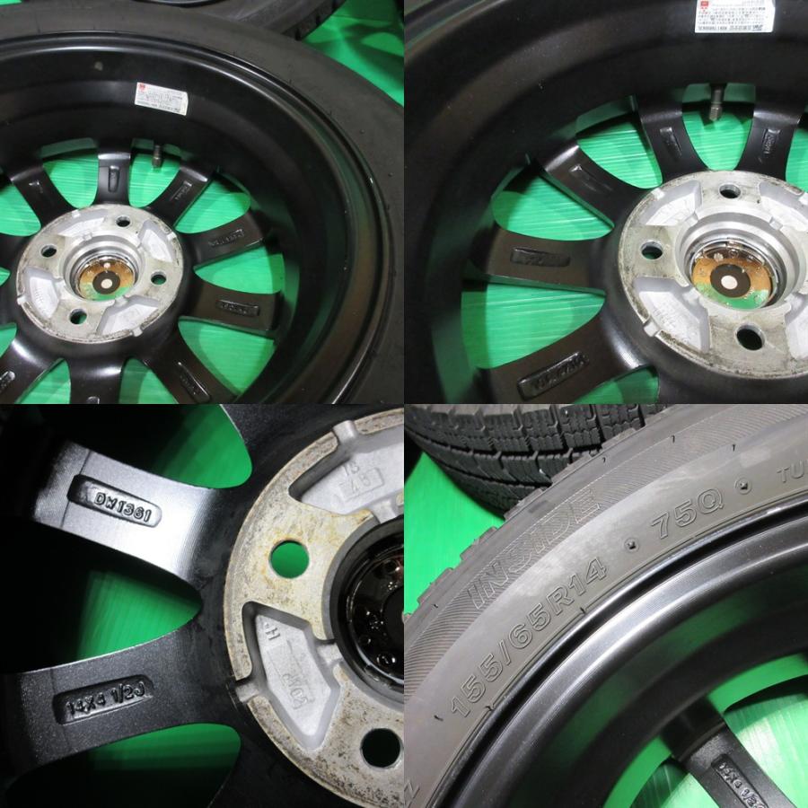 ブリザック VRX2 N-BOX 155/65R14 2022年スタッドレス 70-80%山