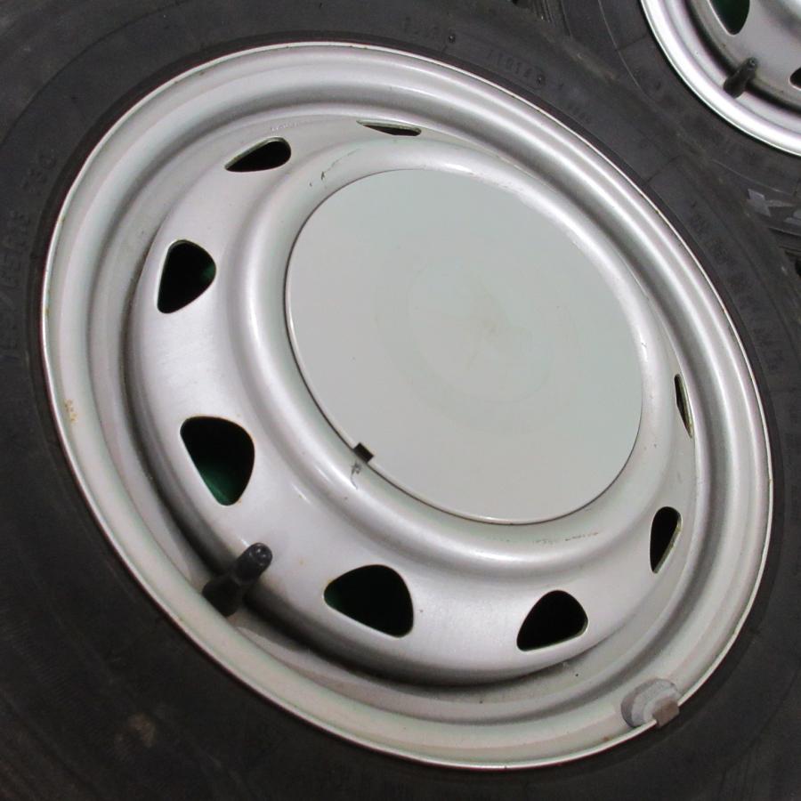ワゴンR 155/65R13 スタッドレス 60%-80%山 DUNLOP DSX-2 4本 4穴PCD100/110/114.3 +40 アルト パレット モコ ライフ ネイキッド 中古新潟 | DUNLOP | 01