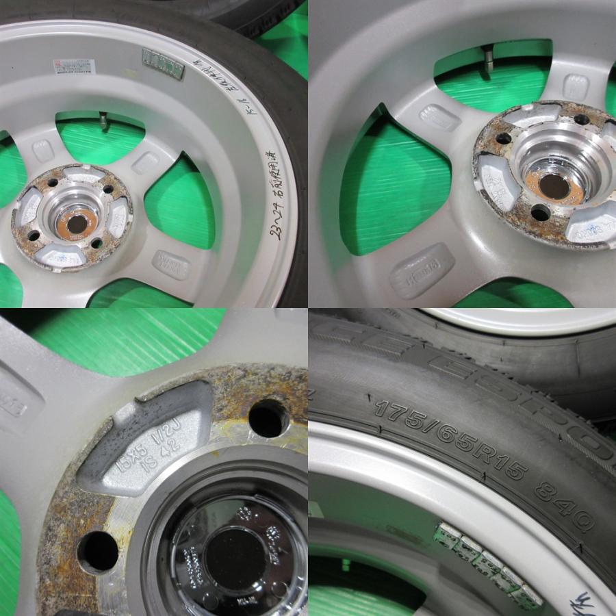 BRIDGESTONE（ブリヂストン） 良品 スイフト 175/65R15 バリ山