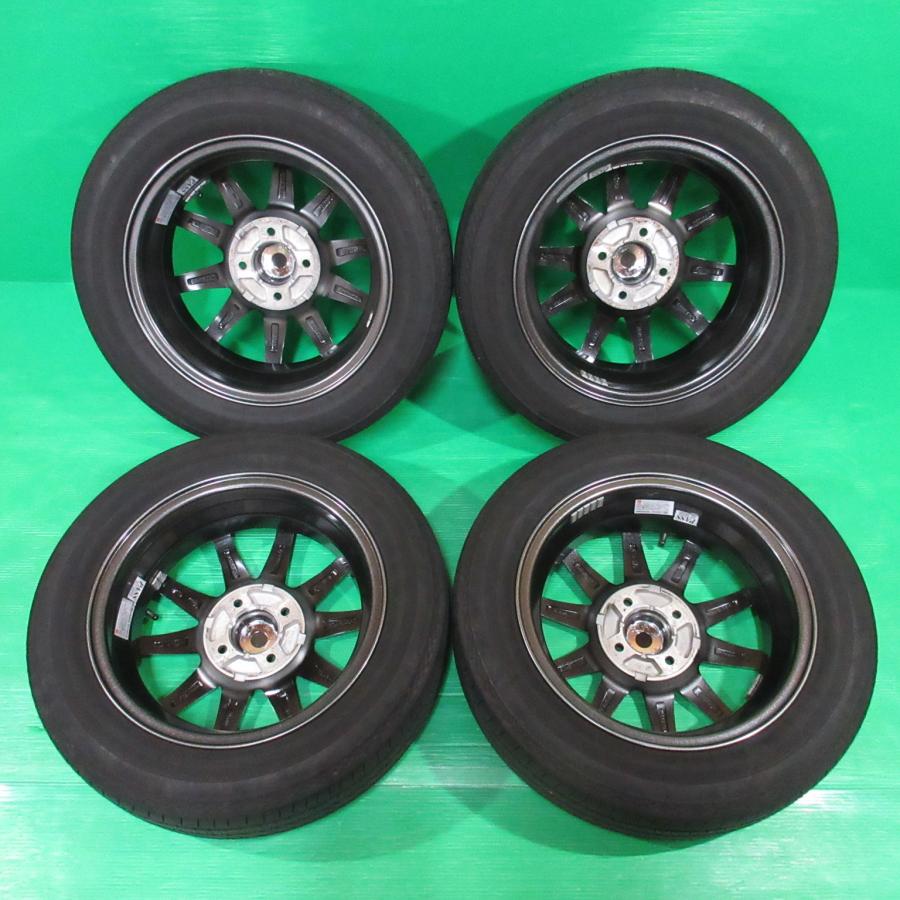 N-BOX JF1 純正アルミ　ブリヂストン レグノ155/65r14 4本 レグノ（ブリヂストン） N-BOX 155/65R14 2024年夏タイヤ 70%-80%山
