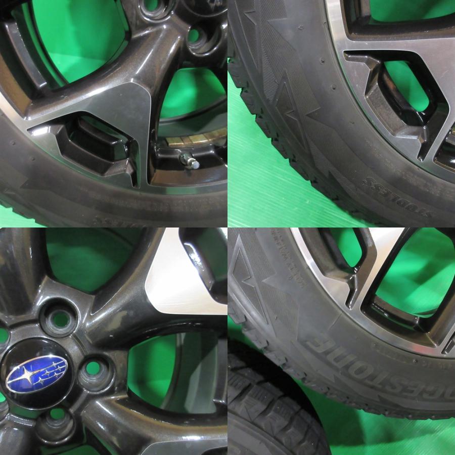 スバル XV XV純正 225/60R17 スタッドレス 65-70%山 BRIDGESTONE