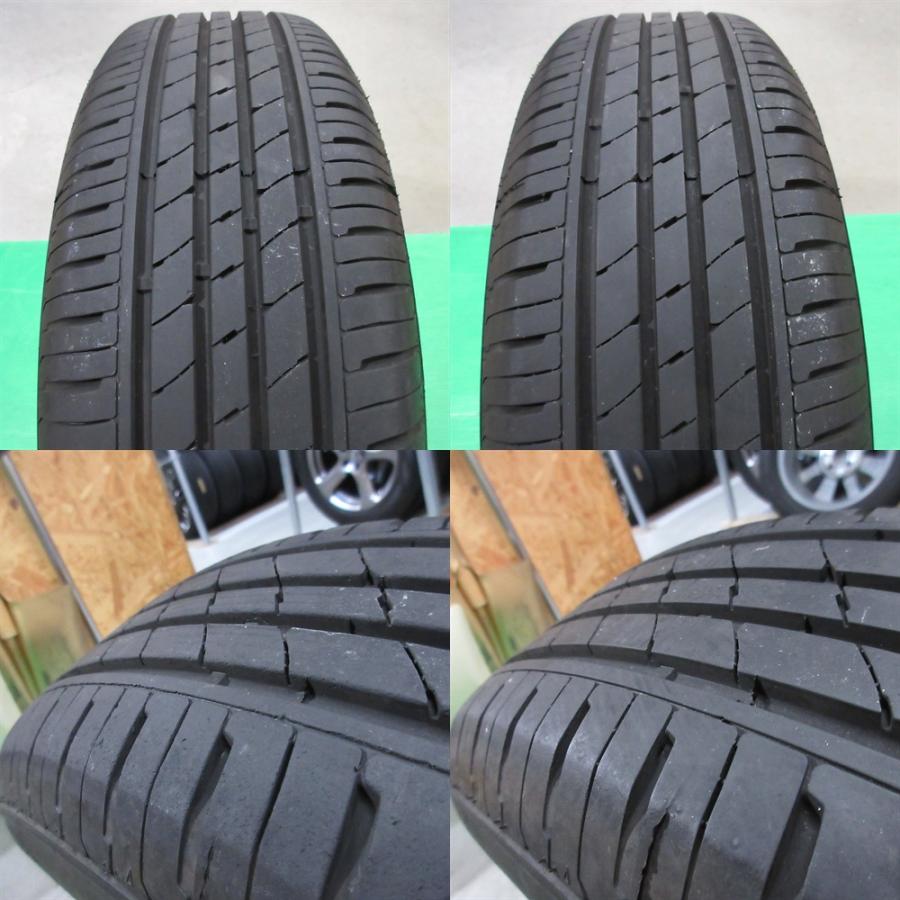 アクア アクア純正 185/60R15 2025年バリ山夏タイヤ 85%-90%山 ZEETEX