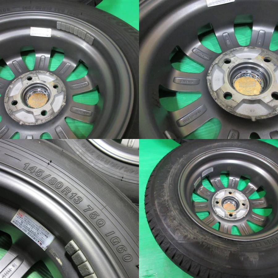 アイスガード 6 良品 スペーシア 145/80R13 2023年バリ山スタッドレス 