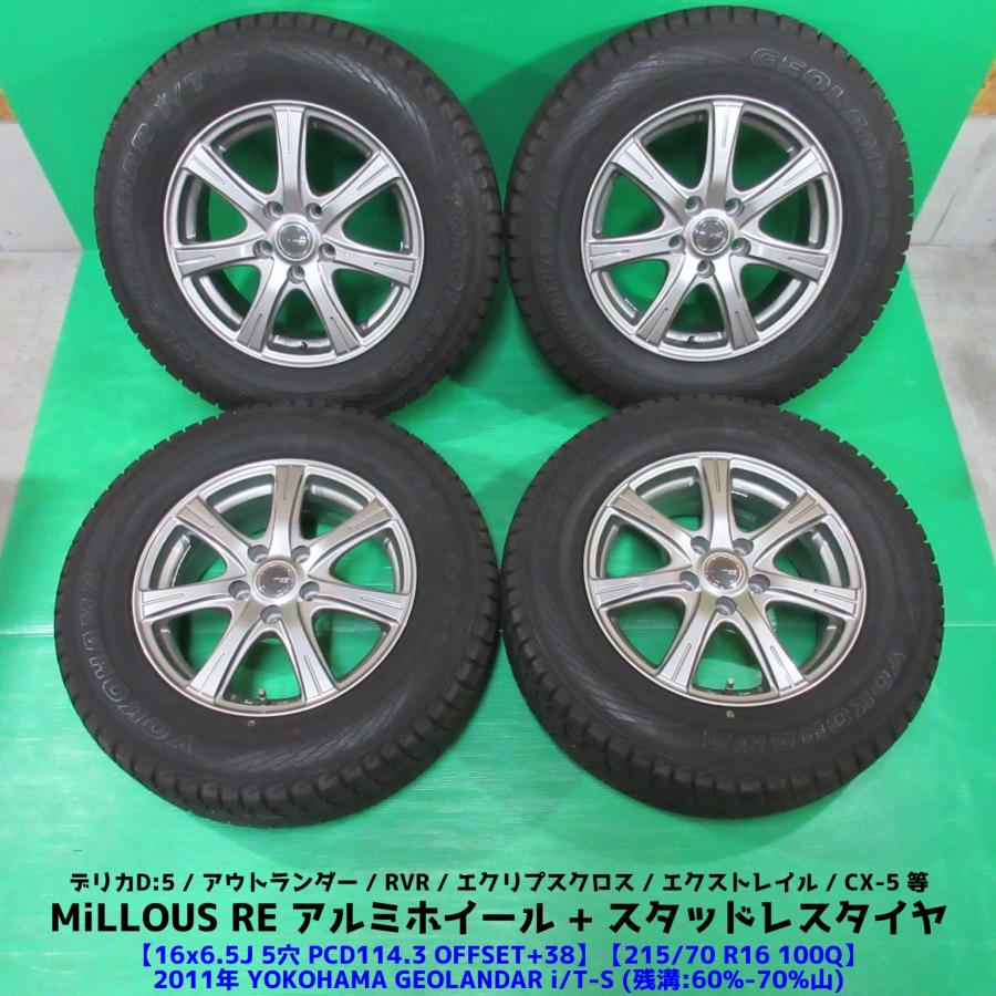 GEOLANDAR I/T-S G073 デリカD5 215/70R16 スタッドレス 60%-70