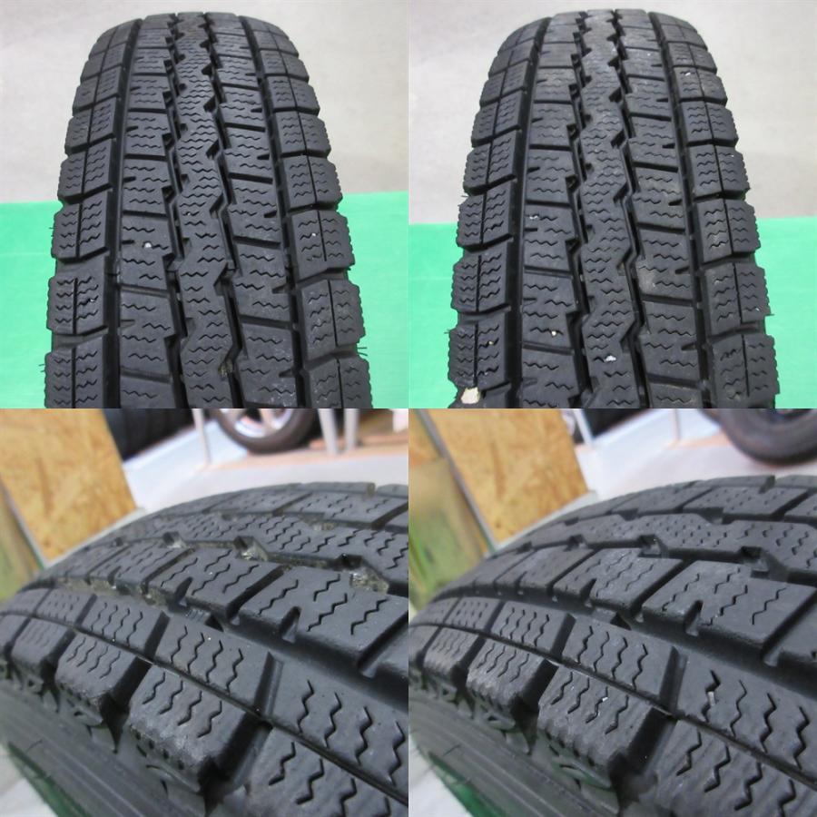 WINTER MAXX エブリイ 145/80R12 80/78N LT バリ山スタッドレス 80%山 