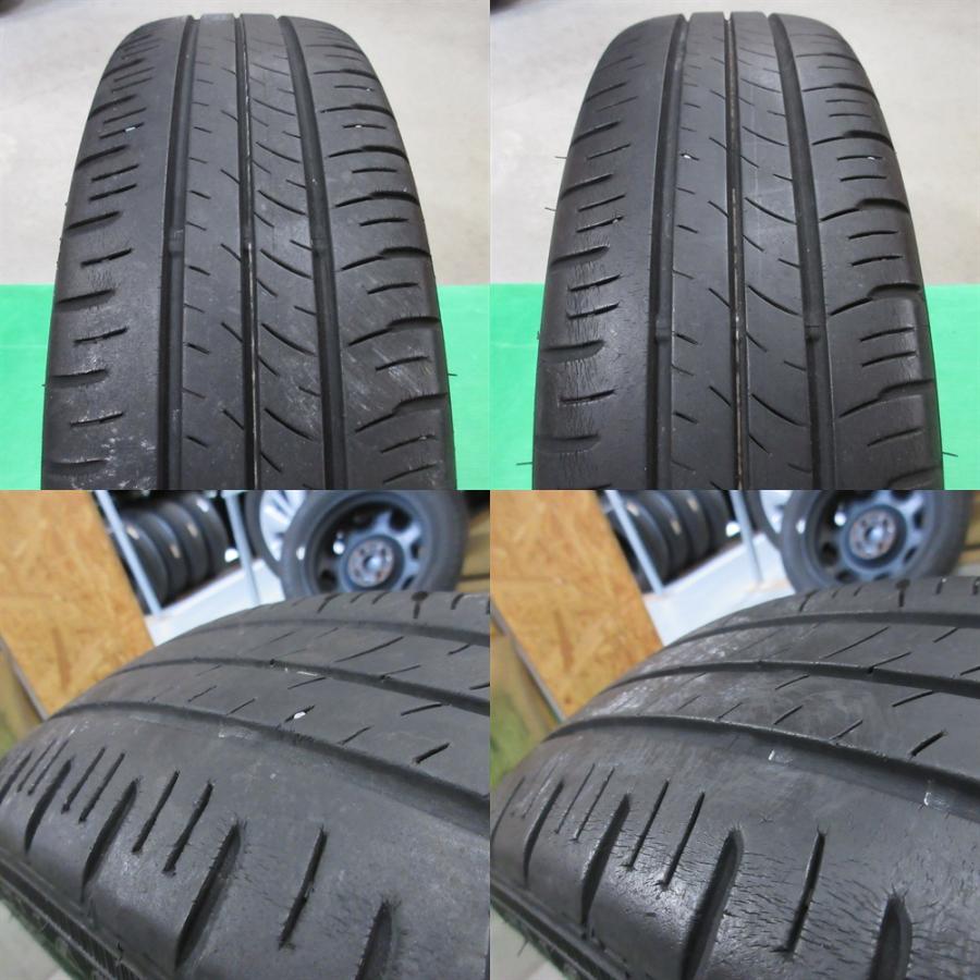 【苫小牧バナナ】SUZUKI/スズキ ハスラー 純正 15インチアルミ EC300+ 165/60R15 未使用タイヤ付き 4本セット♪ ハスラー スズキ ハスラー純正 165/60R15 夏タイヤ 50%-60%山 DUNLOP