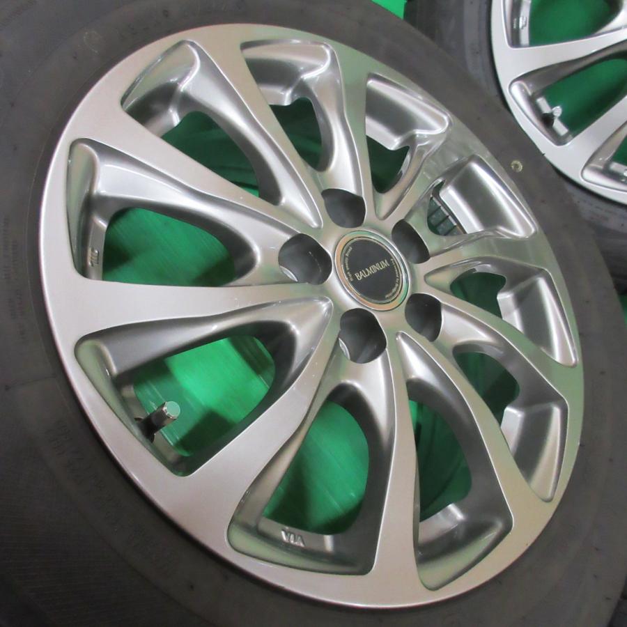 BALMINUM プリウス 185/65R15 2024年バリ山夏タイヤ 80%-90%山 4本 5穴