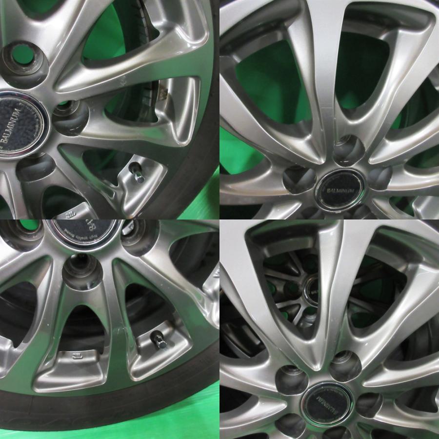 BALMINUM プリウス 185/65R15 2024年バリ山夏タイヤ 80%-90%山 4本 5穴