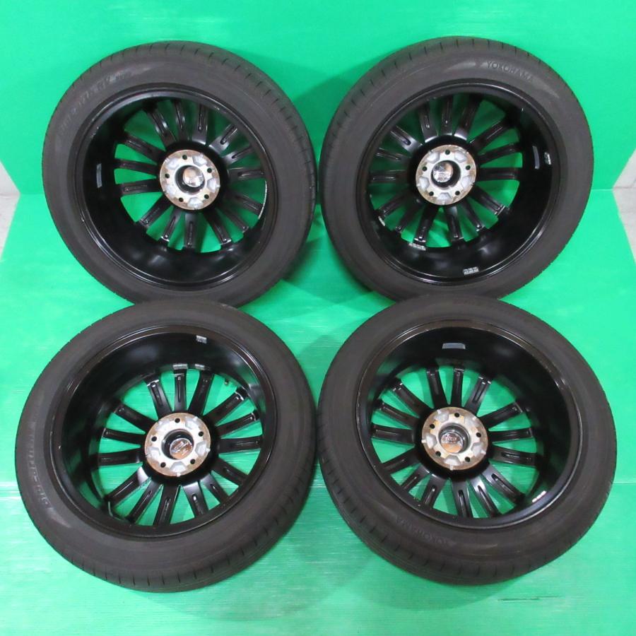 ヴォクシー 205/50R17 2025年バリ山夏タイヤ 90%山 YOKOHAMA BluEarth-RV RV03 4本 5穴PCD114.3 7J +48 ノア エスクァイア セレナ 中古新潟の画像
