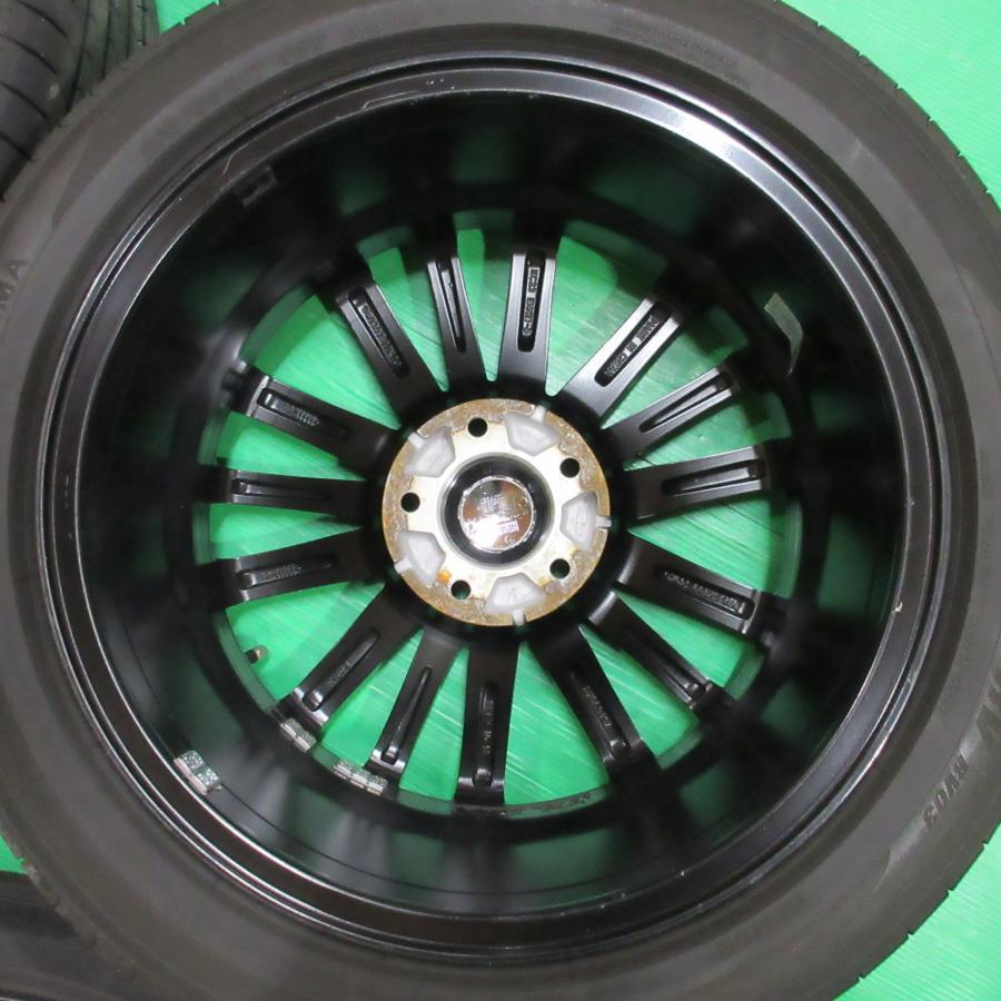 ヴォクシー 205/50R17 2025年バリ山夏タイヤ 90%山 YOKOHAMA BluEarth-RV RV03 4本 5穴PCD114.3 7J +48 ノア エスクァイア セレナ 中古新潟の画像