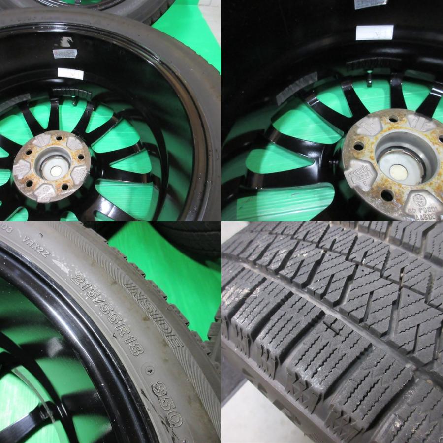 ブリザック VRX2 MPV 215/55R18 2023年スタッドレス 70%-75%山