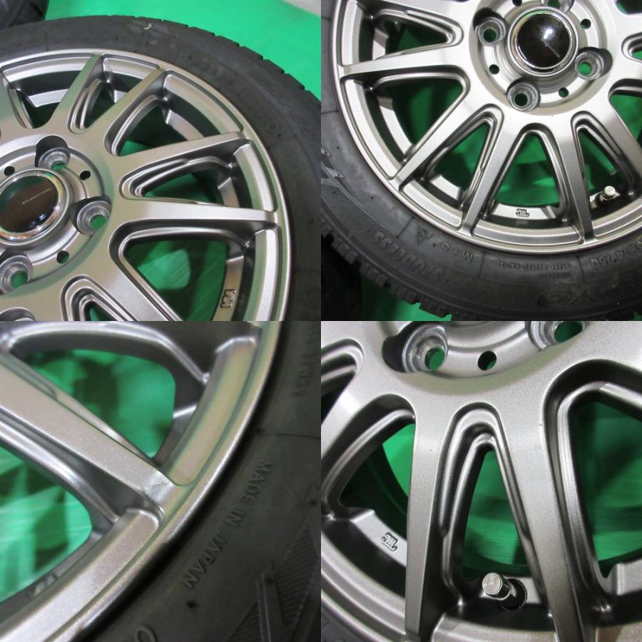 GARIT スペーシア 155/65R14 バリ山スタッドレス 85%-90%山 TOYO GIZ 4 