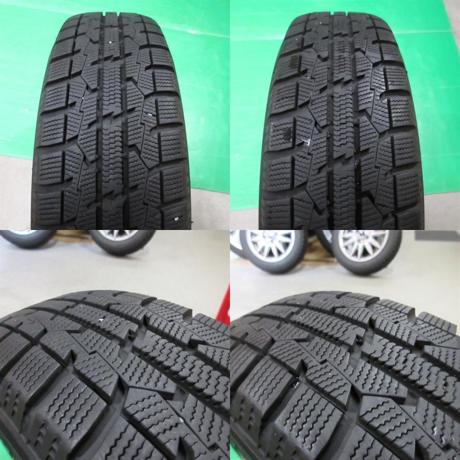 GARIT スペーシア 155/65R14 バリ山スタッドレス 85%-90%山 TOYO GIZ 4 