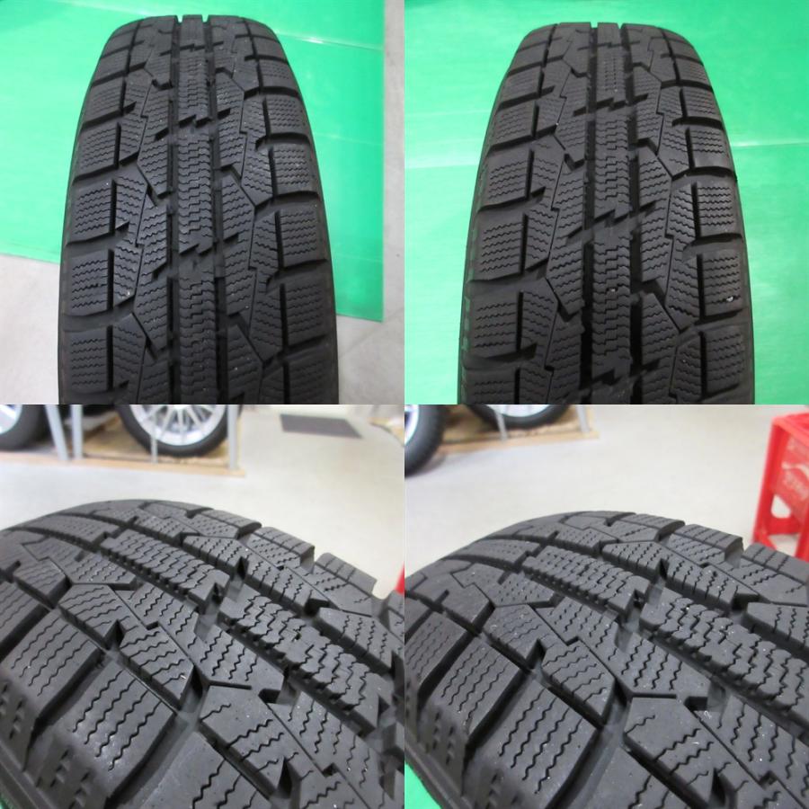 GARIT スペーシア 155/65R14 バリ山スタッドレス 85%-90%山 TOYO GIZ 4 