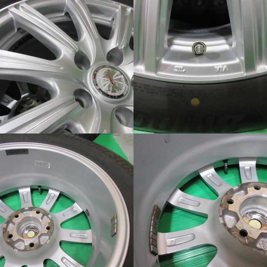 エクストレイル 225/65R17 2024年バリ山スタッドレス 80-85%山 BRIDGESTONE BLIZZAK DM-V3 4本 5穴PCD114.3 7J +40 デリカD5 RAV4 中古新潟 | ブリザック DMーV3 | 06