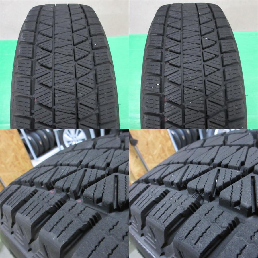 エクストレイル 225/65R17 2024年バリ山スタッドレス 80-85%山 BRIDGESTONE BLIZZAK DM-V3 4本 5穴PCD114.3 7J +40 デリカD5 RAV4 中古新潟 | ブリザック DMーV3 | 08