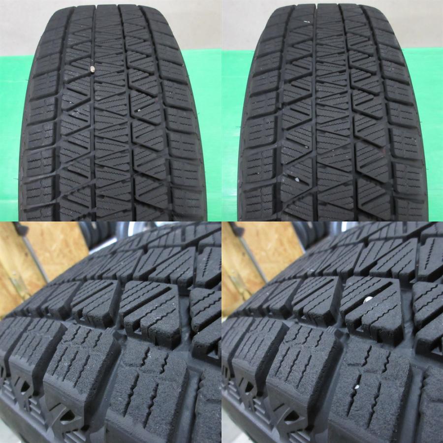 エクストレイル 225/65R17 2024年バリ山スタッドレス 80-85%山 BRIDGESTONE BLIZZAK DM-V3 4本 5穴PCD114.3 7J +40 デリカD5 RAV4 中古新潟 | ブリザック DMーV3 | 09