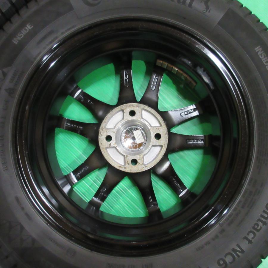 美品 ハスラー 165/70R14 バリ山スタッドレス 80%-90%山 Continental NorthContactNC6 4本 4穴PCD100 4.5J +45 ソリオ デリカD2 中古新潟の画像