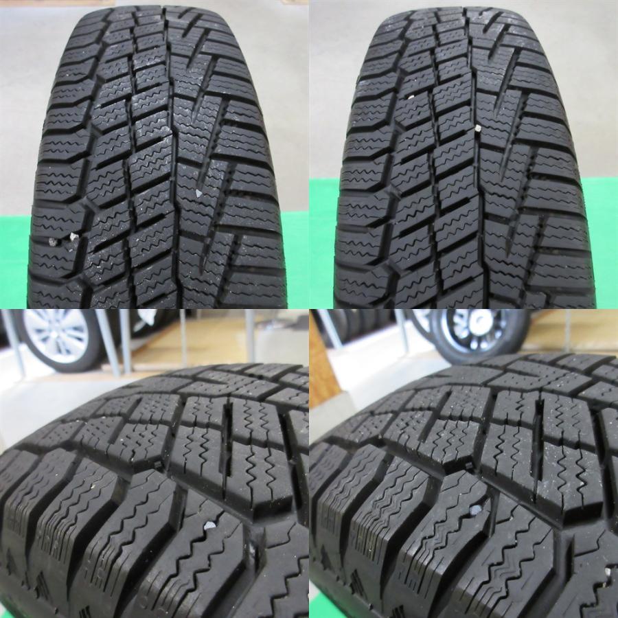 美品 ハスラー 165/70R14 バリ山スタッドレス 80%-90%山 Continental NorthContactNC6 4本 4穴PCD100 4.5J +45 ソリオ デリカD2 中古新潟の画像