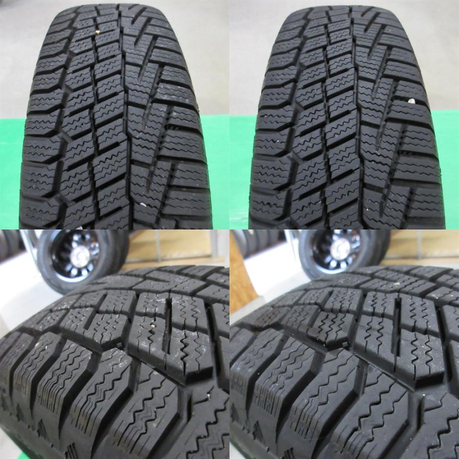 美品 ハスラー 165/70R14 バリ山スタッドレス 80%-90%山 Continental NorthContactNC6 4本 4穴PCD100 4.5J +45 ソリオ デリカD2 中古新潟の画像