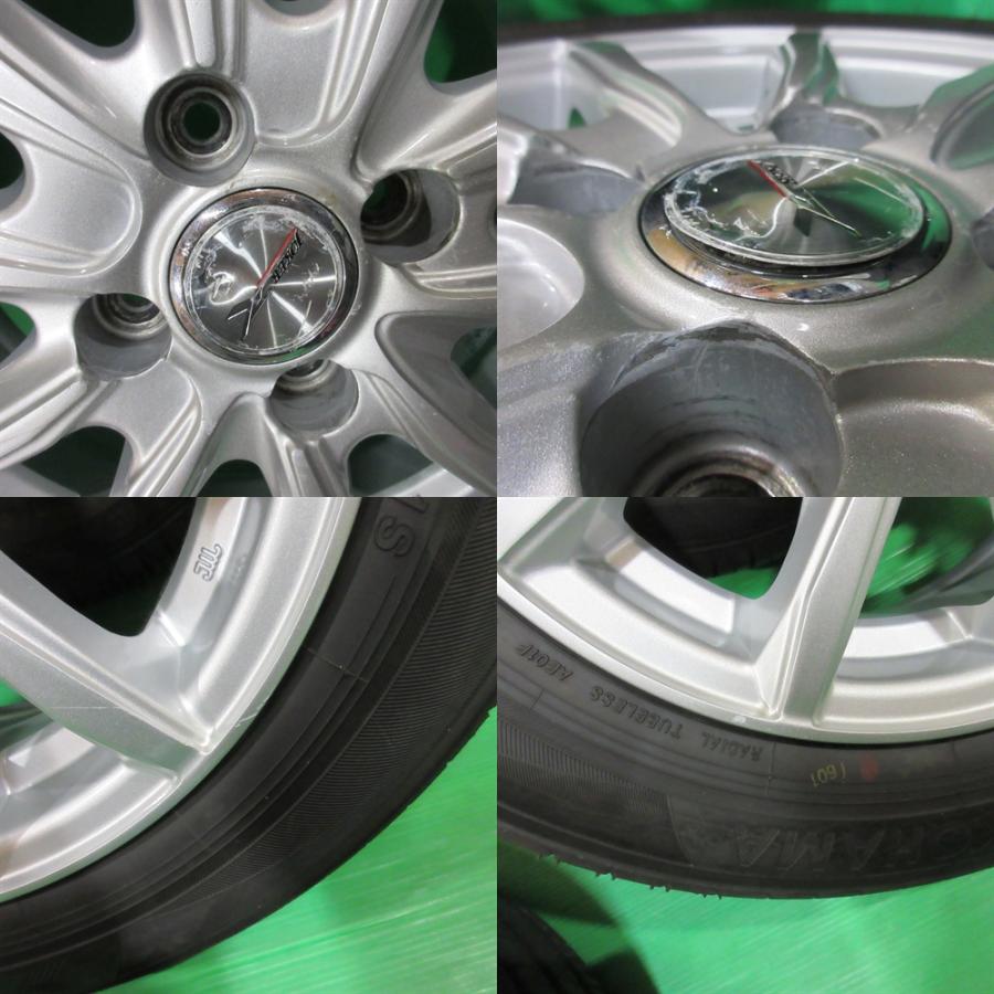 WEDS（ウェッズ） アクア 165/70R14 2025年バリ山夏タイヤ 85%-95%山 4 