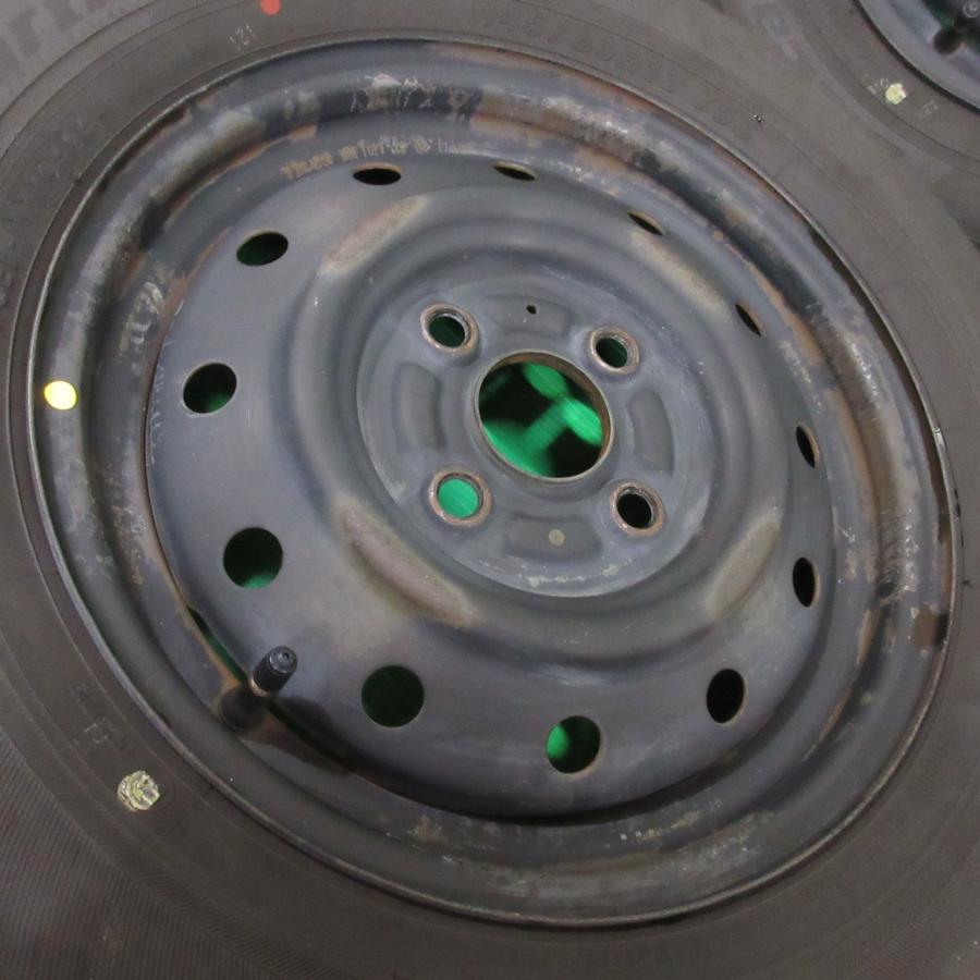 アルト145/80R13夏タイヤアルミ4本 アルト アルト純正 145/80R13 2024年夏タイヤ 60-70%山 YOKOHAMA